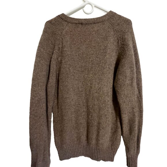 vintage | Finalist Brown Wool Button Up Cardigan - Picture 10 of 11